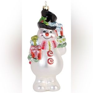 Fitz and Floyd “Flurry Folk” Snowman Ornament